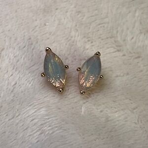 Danbury Mint Opal Crystal Stud Earring